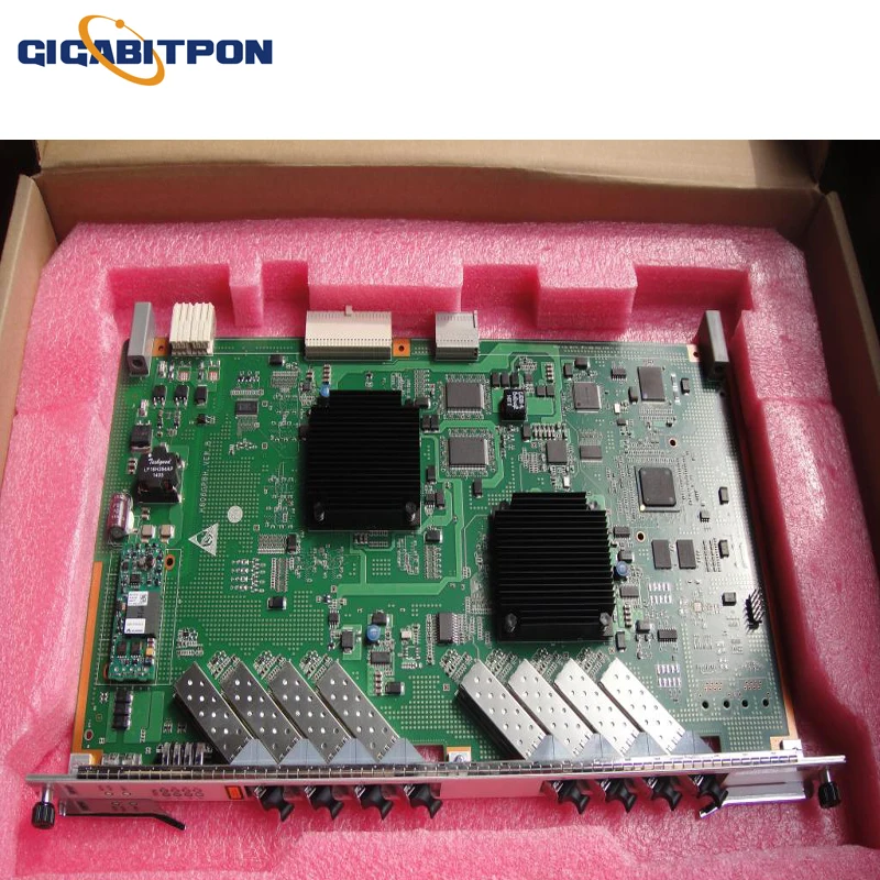 

Huawei 8-port GPBD business board with 8 GPON C+ SFP modules for MA5608T MA5680T MA5683T optical line terminal OLT