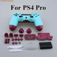1set replacement full shell and buttons mod kit for jds 040 jdm 040 dualshock 4 playstation 4 ps4 pro controller housing cover
