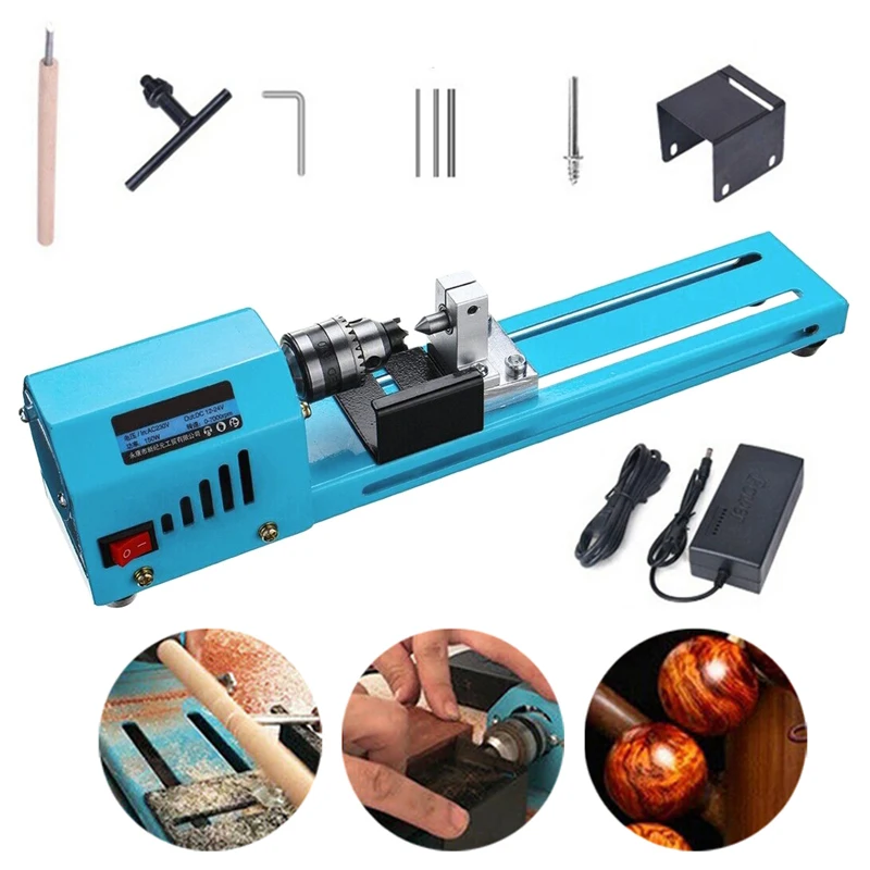 Столярный металлический шлифовальный инструмент мини 150 Вт деревянный токарный