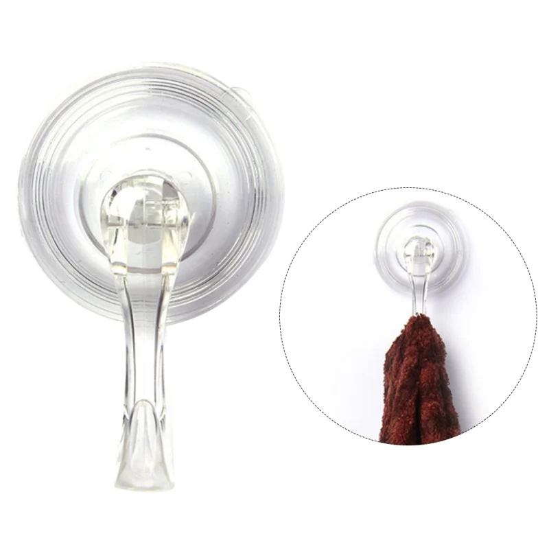 

NEW Bathroom Suction Cup Hook, Traceless, Sticky Hook, Strong Vacuum Plastic Hook, 2pcs