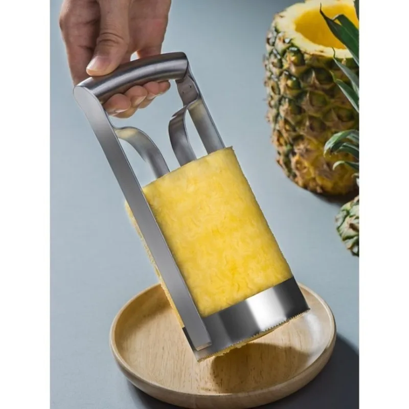 

Stainless Steel Pineapple Peerler Machine Corer Fruit Slicer Parer Cutter High Qualtiy Kitchen Gadget Fruit Cutting Tool 1pc