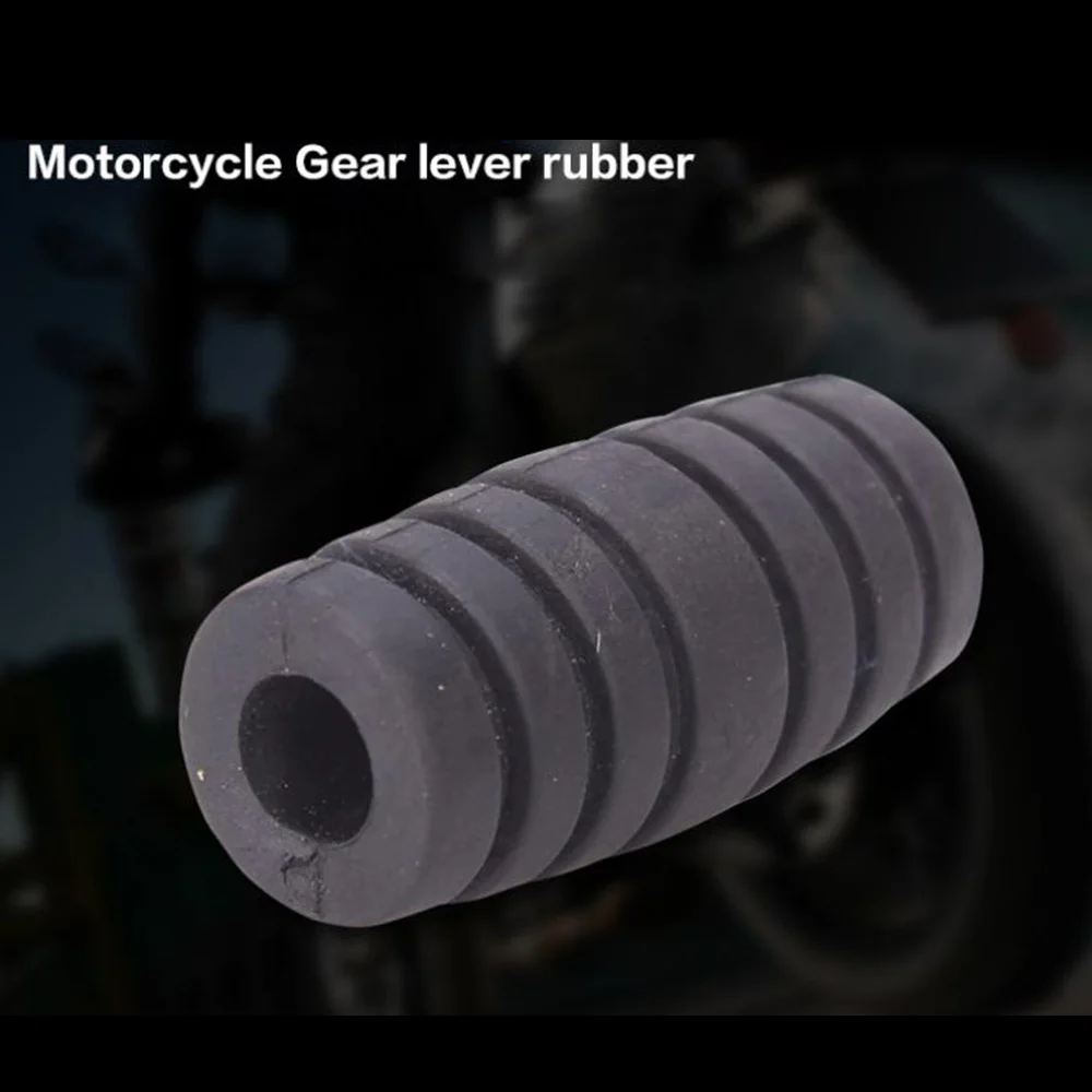 

4Pcs Motorcycle Gear Lever Motorcycle Shift Gear Lever Control Lever Pedal Pad Rubber Black Motorcycle Accessories