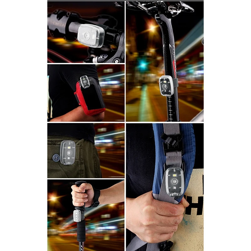 Rechargeable LED USB Bike Tail Light - High-Quality Bicycle Warning Light for MTB & Road Bike Parts - Brand New image 5