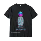 Гавайская футболка Maui с ананасом, топы с принтом, рубашка для мужчин, хлопковая футболка, Классическая рубашка Sweashirt