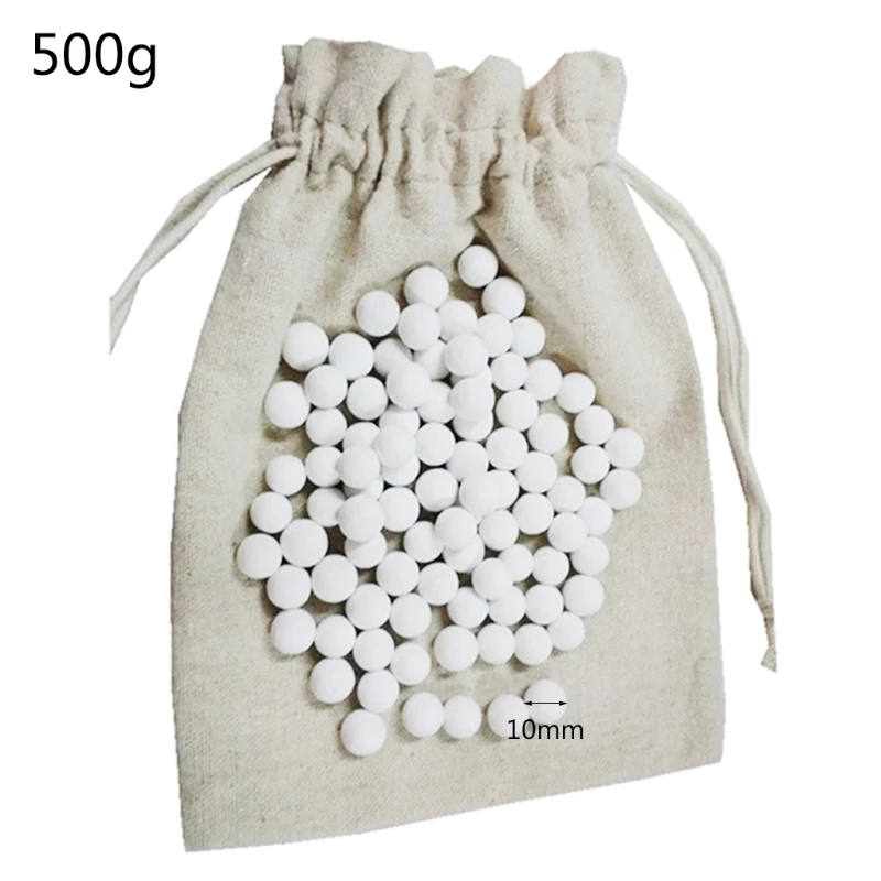 

500g Pie Ceramic Baking Beans Beads Press Stone Weights Tools with Storage Bag