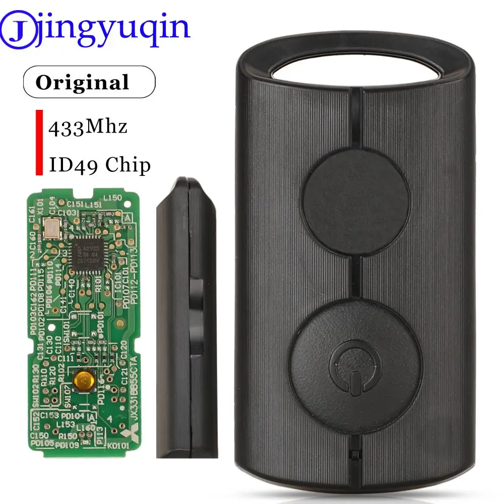 1 кнопочный умный дистанционный ключ Jingyuqin 433 МГц ID46 PCF7941E чип для Yamaha NVX155 XMAX300 |