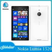 nokia lumia 1520 refurbished original mobile phones unlocked 20 0mp 6 0 inch quad core 16gb windows ios free shipping fast