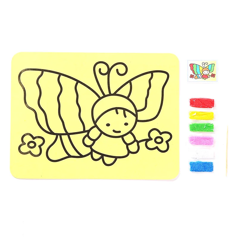 20 см Рисунок песка игрушки для рисования дети Сделай Сам цветной художественный