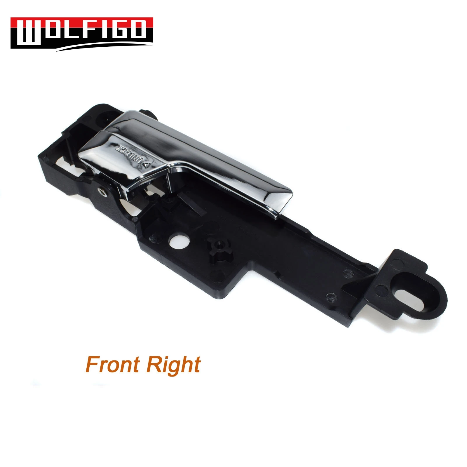 WOLFIGO Хромированная ручка межкомнатной двери для Ford Fusion Lincoln MKZ Mercury Milan 6E5Z5422600, 6E5Z5422601B, 6E5Z5422600A, 6E5Z-5422601 - Цвет: Front Right Side