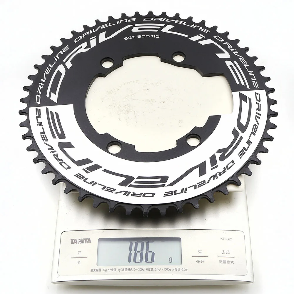 DRIVELINE CNC 52T шоссейный велосипед TT узкая широкая Звездочка 110BCD 9/10/11s | Спорт и
