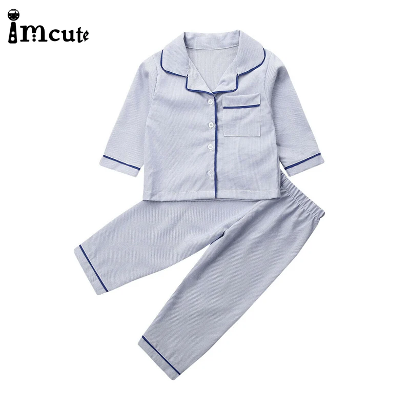 Imcute новинка 2020 года одежда для маленьких мальчиков и девочек топы на пуговицах с