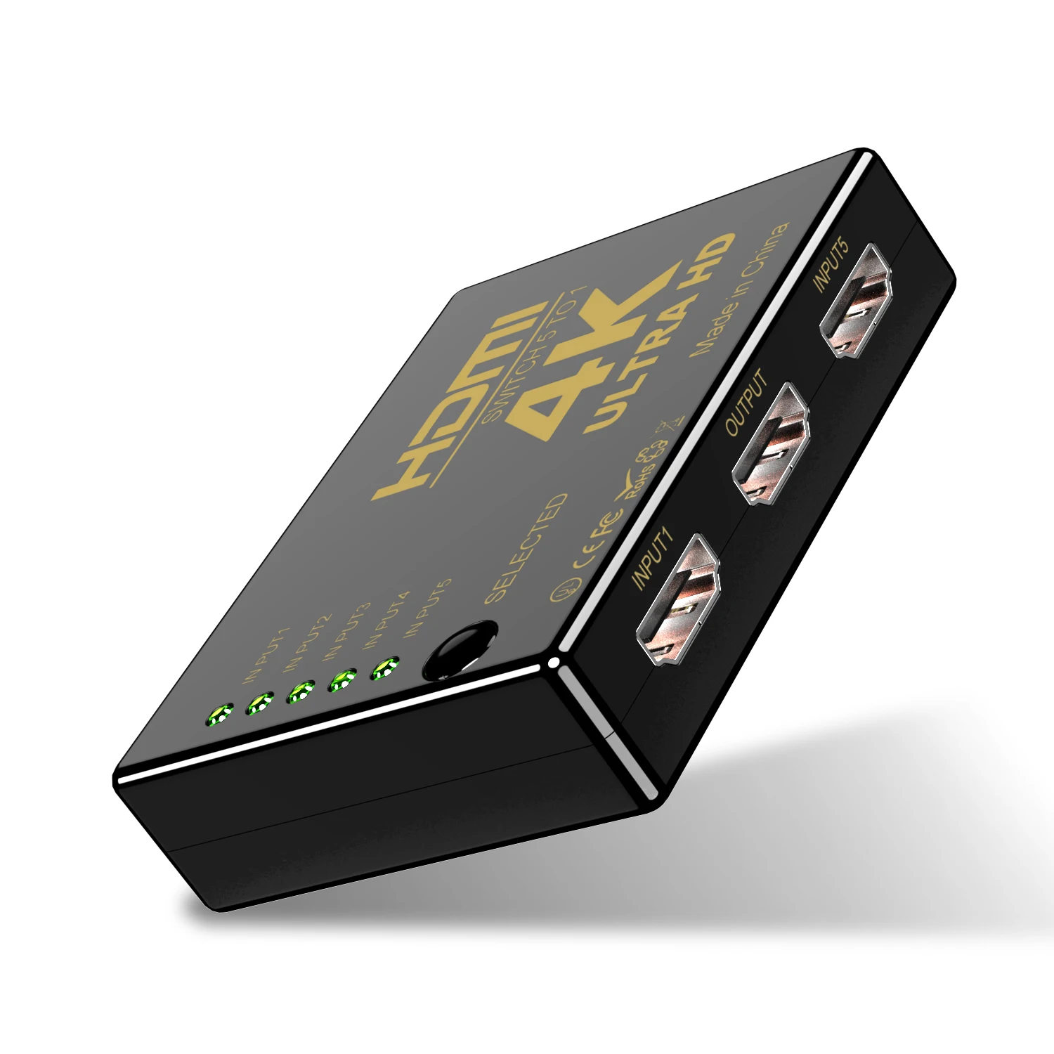 HD 4K HDMI сплиттер 1x 5 портов 3D * 2K видео переключатель 1 вход Выходной концентратор с