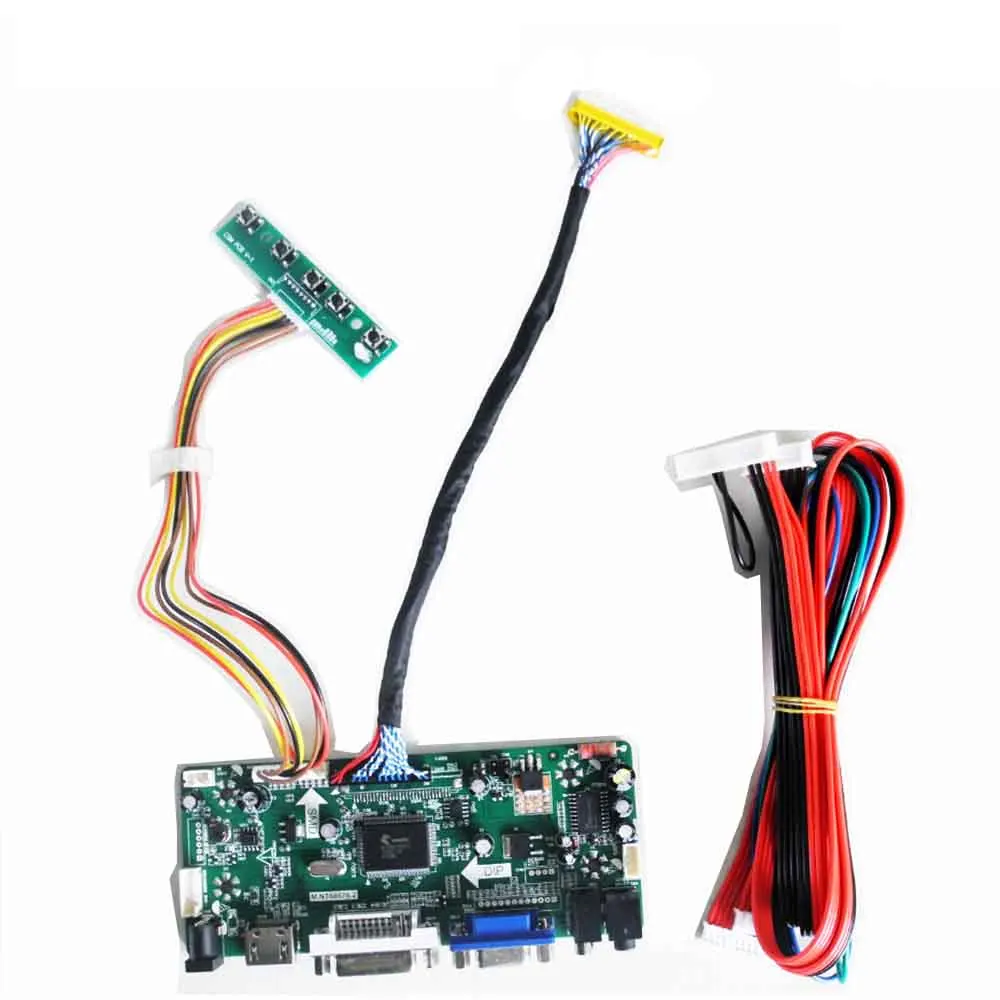 

New HDMI+VGA+DVI+Audio Monitor Kit For LM240WU2(SL)(B1) LM240WU2-SLB1 1920x1200 30Pins LCD LED Screen Panel Control Driver Board
