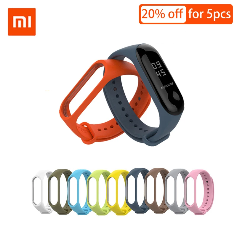 Браслет для mi Band 4 3 спортивный ремешок часы силиконовый ремешок для mi band 3 4 браслет mi band 4 3 ремешок