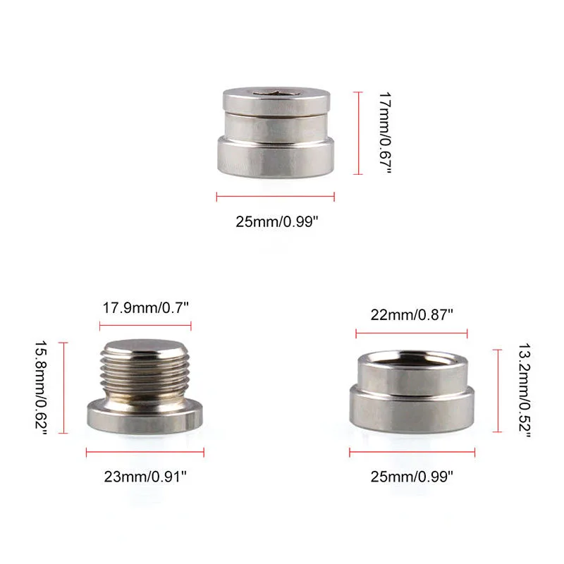M18x1.5 O2 Oxygen Sensor Stainless Steel Weld On Bung & Plug Nut Cap Kit New | Автомобили и мотоциклы