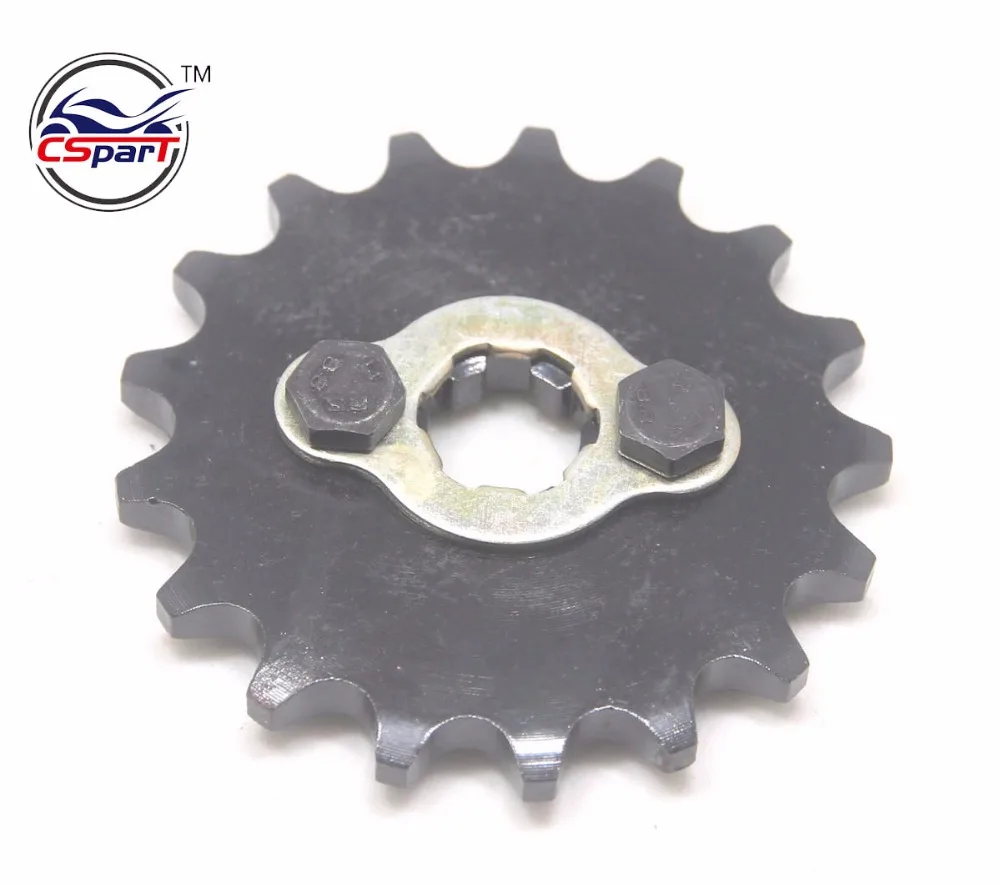 Передняя Звездочка двигателя 11T 12T 13T 14T 15T 16T 17T 18T Tooth 428 17 мм для Honda Lifan ZongShen ATV