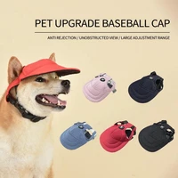 pet sunshade cap dog hat outdoor dog baseball cap canvas small dog sunscreen accessories new