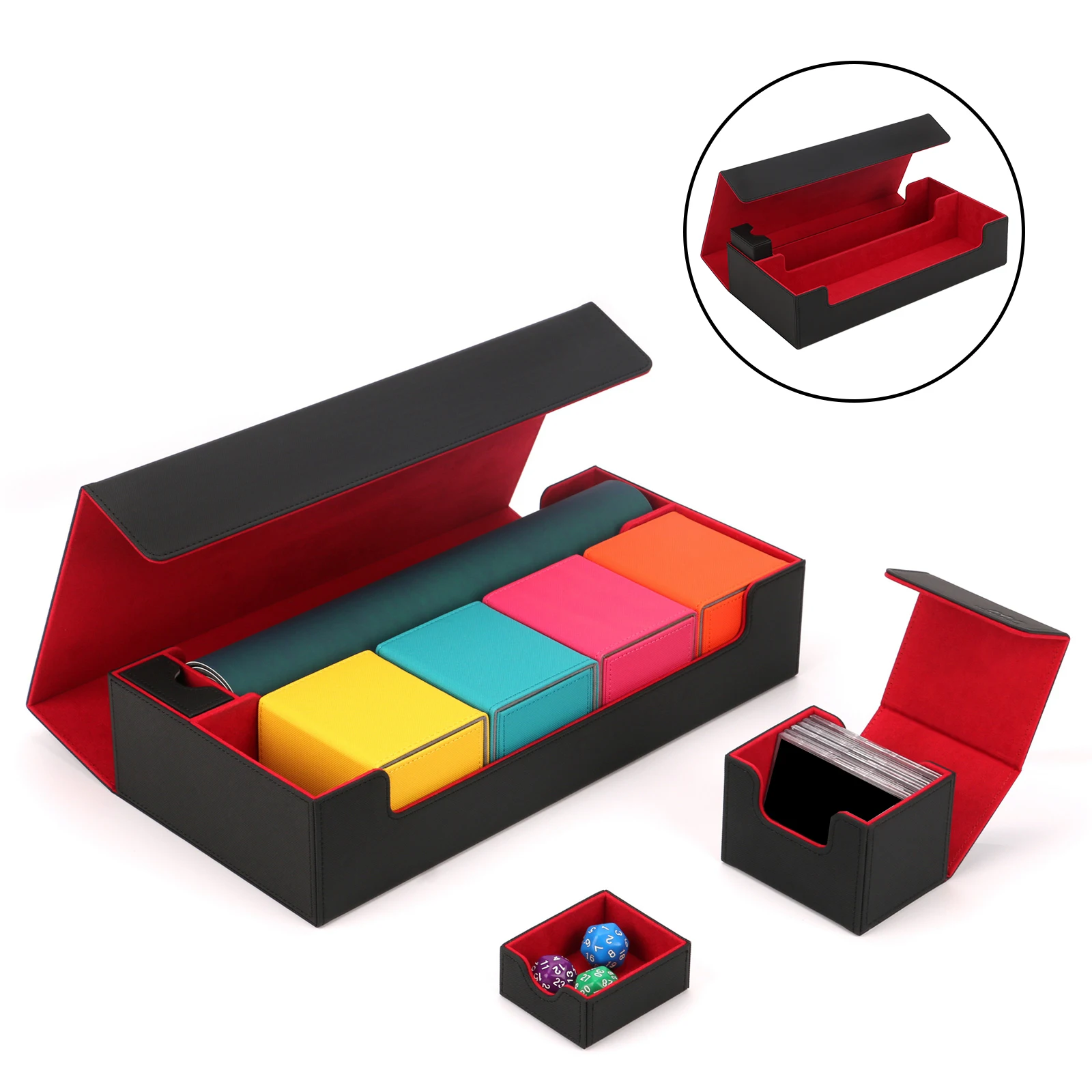 Магнитная карта памяти прочная и TCG OCG для Commander карточка MTG чехол переноски