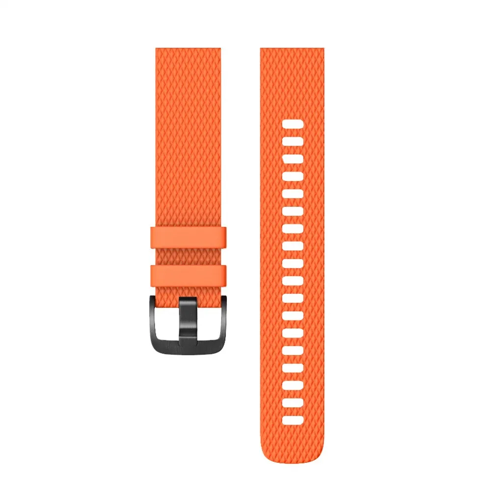 Orange Маленький силиконовый ремешок на запястье для Garmin Vivoactive 3, браслет, Смарт-часы, ремешок для мужчин, Т-образный ремешок для женщин и мужчин, спортивный ремешок для часов, 19Aug - Цвет: Orange