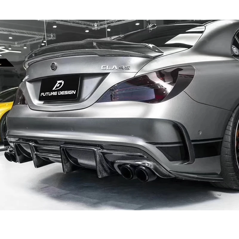 Автомобильный диффузор для заднего бампера губа Mercedes Benz CLA W117 C117 CLA200 CLA250 Sport CLA45 AMG