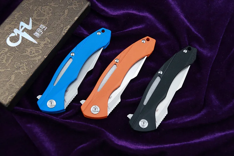 CH CH3519 G10 Флиппер складной нож D2 стальное лезвие ручка на открытом воздухе