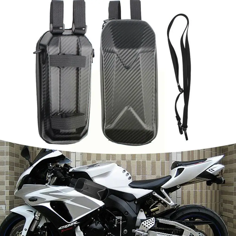 

1PC Motorcycle Riding Bags EVA+PU Bike Hard Shell Side Hard Tool Travel Shell Package Bag Storage Tube Package Z4N9