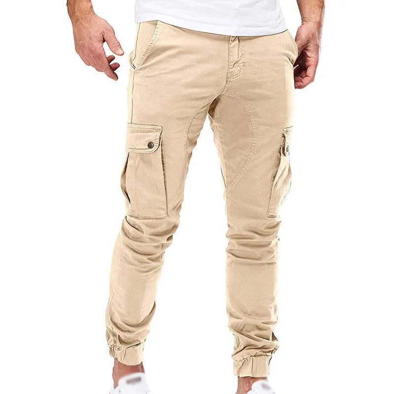 Мужские брюки Осень Зима повседневные свободные карго Slim Fit Модные армейские