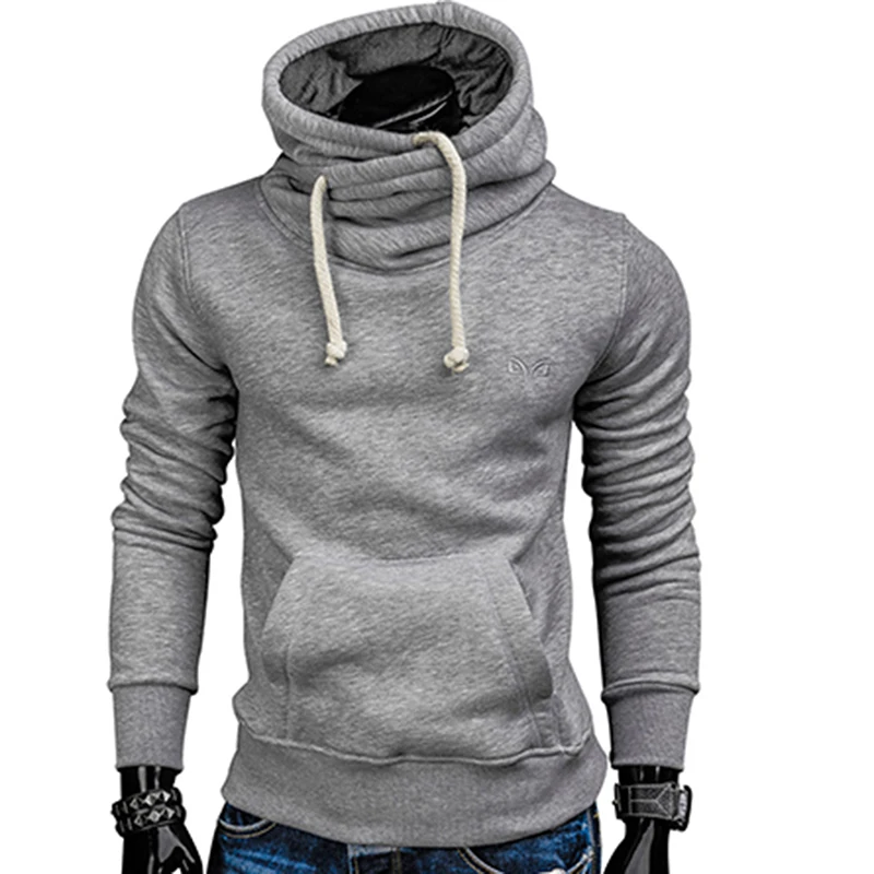 

2021 Autumn Drawstring Sportswear Men Hip Hop Sweat Wear Pocket Running Jacket Hoodies Men Male Pullovers Men's Tracksuits