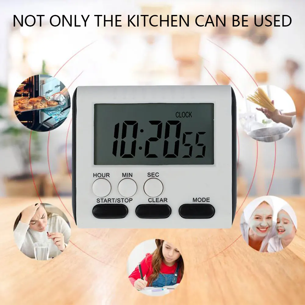 Многофункциональный кухонный таймер будильник практичные принадлежности для