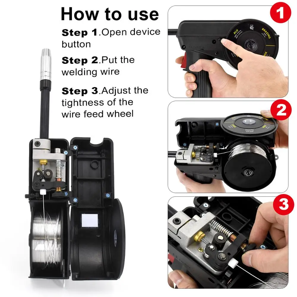 HITBOX шпуля пистолет Mig фонарь М алюминиевая нержавеющая сталь железная катушка 4
