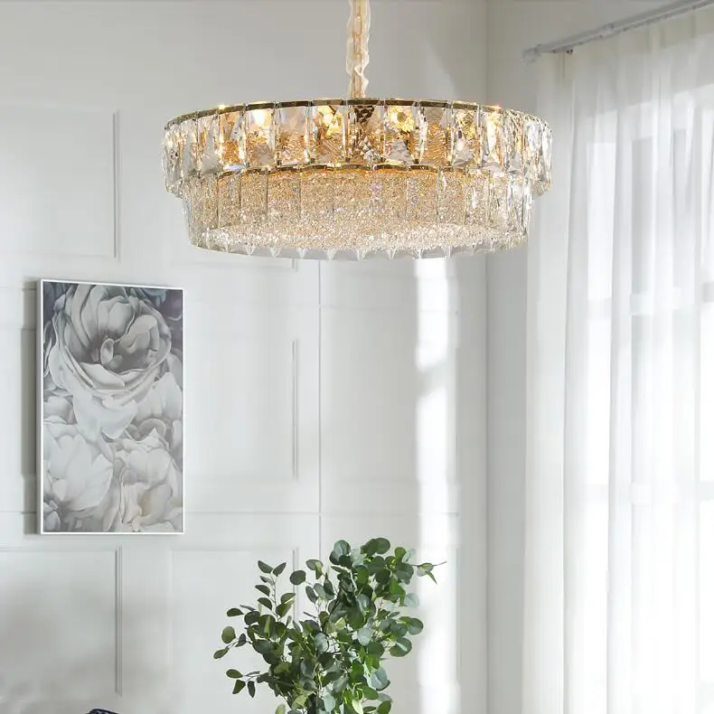 K9 Хрустальная люстра для гостиной светодиодный светильник дома | Лампы и