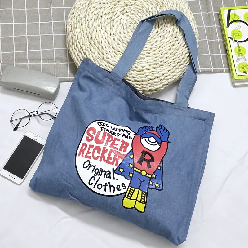 

Джинсовая сумка на плечо, Повседневная вместительная ковбойская сумка, Новые повседневные джинсовые сумки, женские сумки, джинсовая сумка, ...