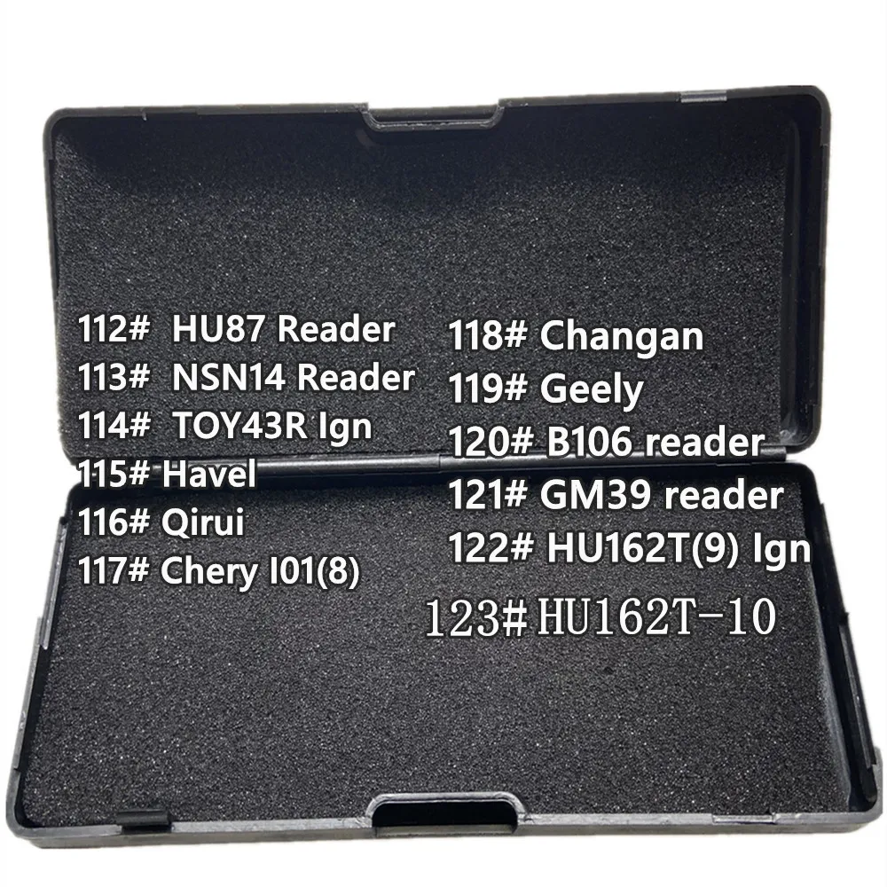 

112-122 2020 NEW LiShi 2 in 1 tool HU87 NSN14 GM39 reader TOY3R Ign B106 GM39 Havel Qirui Chery Changan Geely HU162T Ign tools