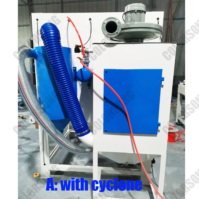 Dry sand blaster sandblasting booth metal rust remove blasting cabinet High Efficiency Sand Blasting Cabinet |