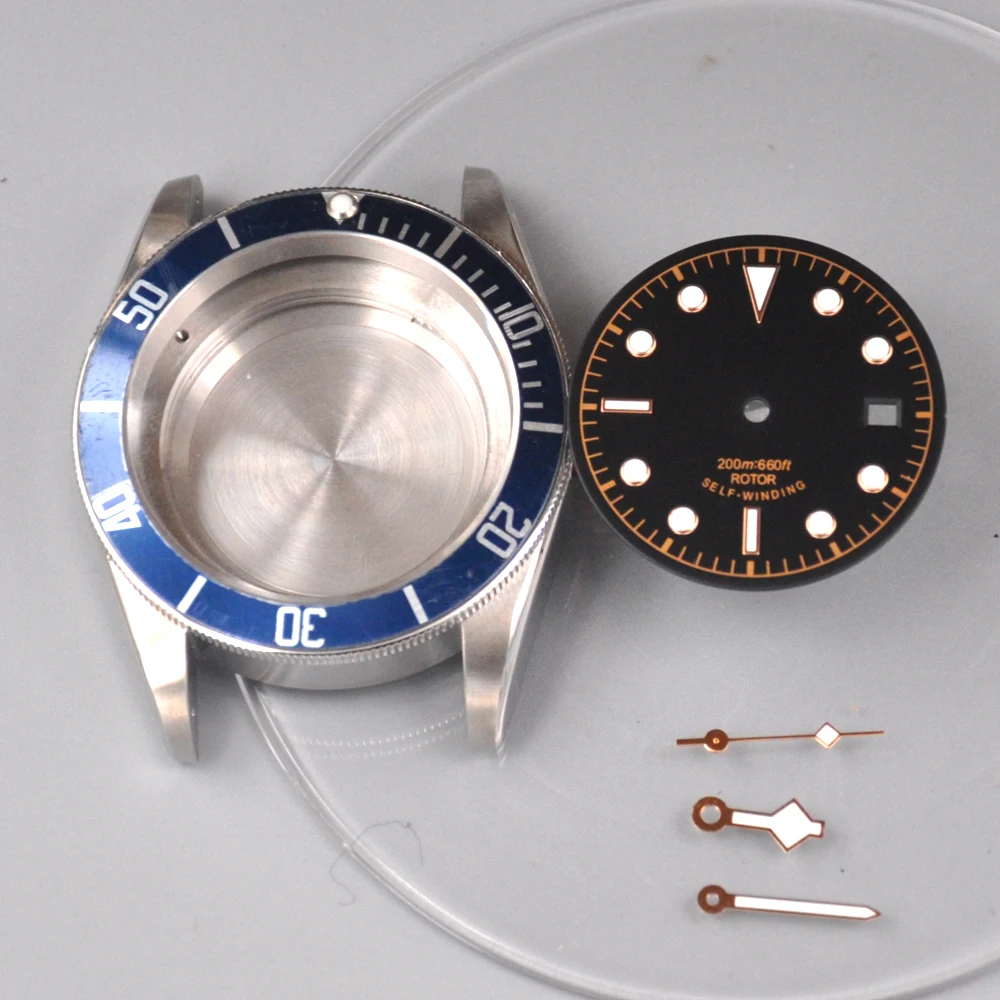 41 мм Корпус для часов с автоматическим подзаводом цвета — красный синий черный