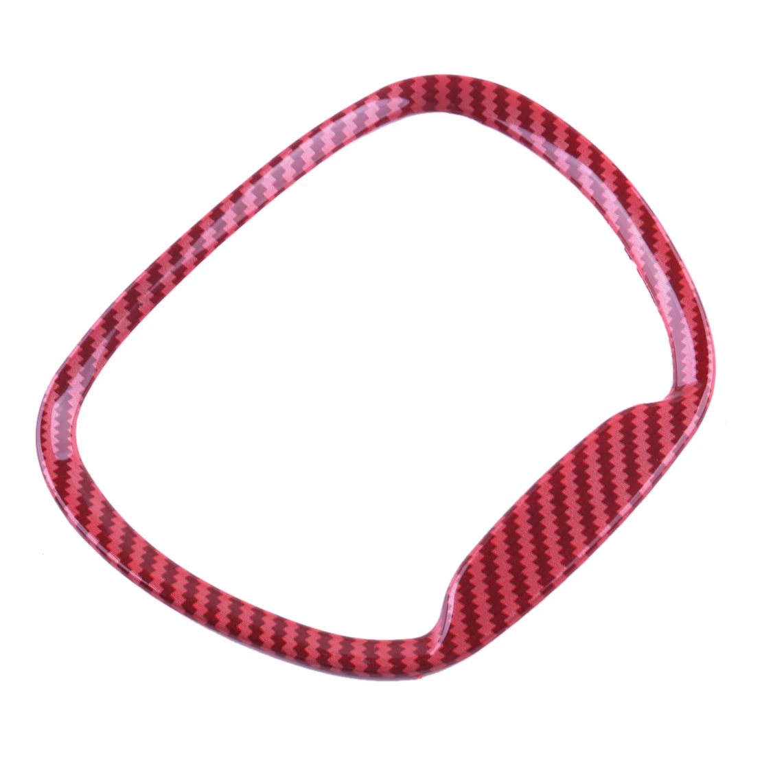 

Красная панель рулевого колеса из углеродного волокна, отделка, рамка, чехол, подходит для Dodge Challenger 2015 2016 2017 2018 2019