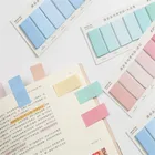 6 цветов комплект Блокнот липкая закладка для заметок Маркер Memo Стикеры Бумага студенческие канцелярские принадлежности