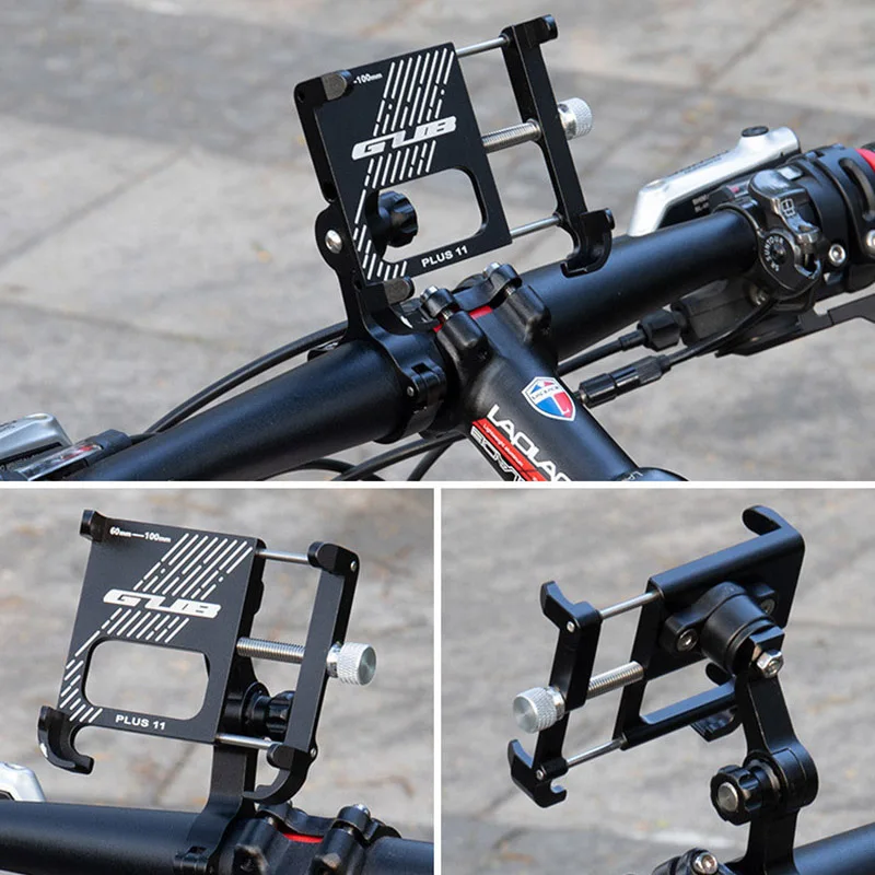 CUB Aluminum Alloy Bike Phone Mount Bicycle Phone Holder Motorcycle Phone Holder Cycling Phone Bracket Bike Accessories
