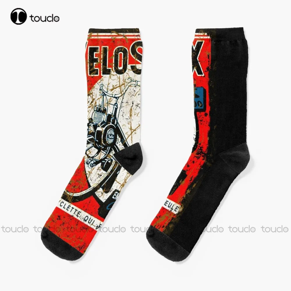 

Velo Solex Velo Solex Puch Vespa Scooter Bicycle Collectable Cycling Socks Socks Christmas New Year Thanksgiving Day Gift Custom