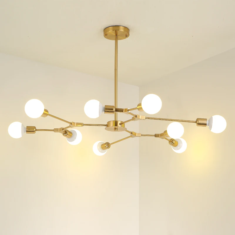 

Modern LED Pendant Lights Nordic Art Restaurant Pendant Lamps 3/6/9 Light Dining-room Hanglamp Lamparas Home Decoration Lighting