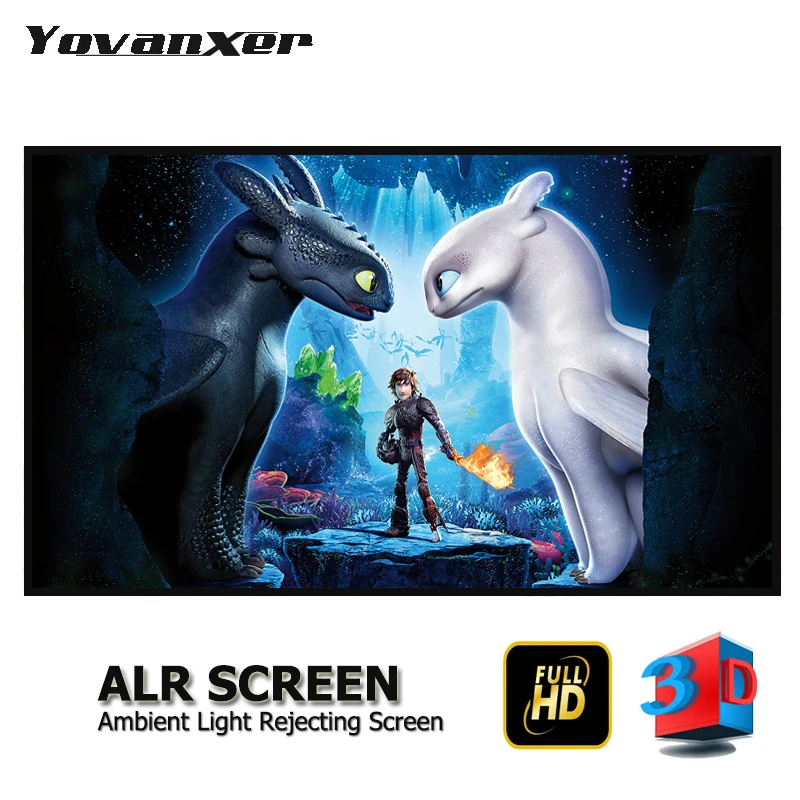 Наружный светильник, отклоняющий экран проектора ALR 8"-150", проекционный светильник без рамки