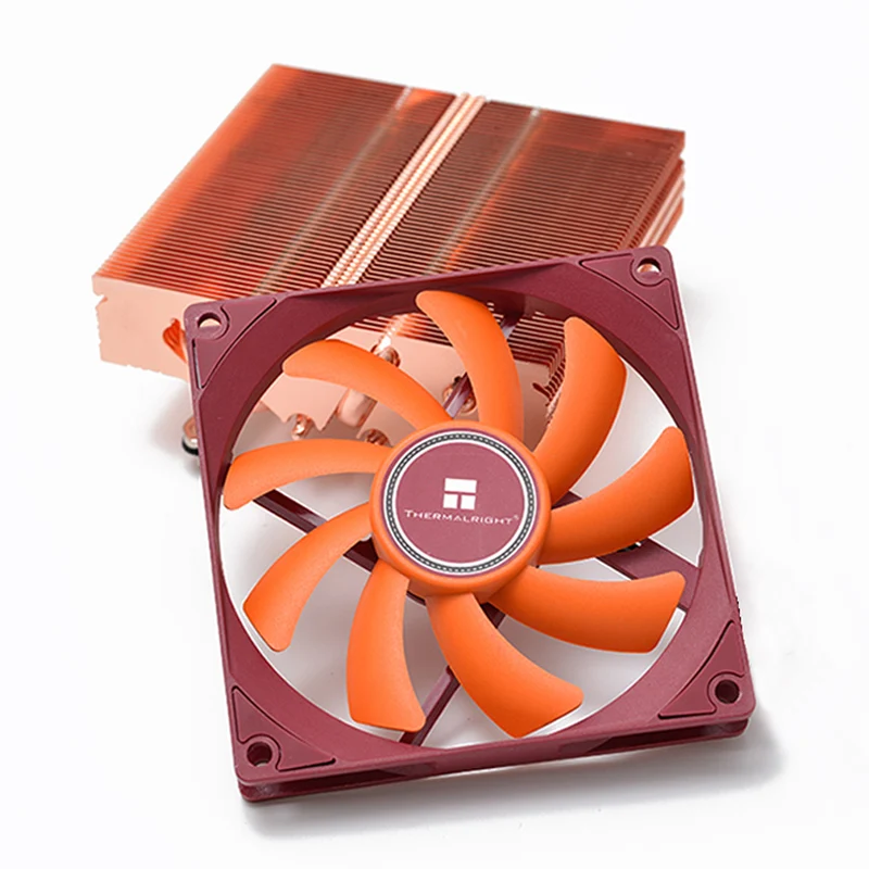 Thermalright AXP90 47mm thin 4 copper tube A4 chassis CPU cooler MINI ITX push-down suitable for Intel115X AM4 | Компьютеры и офис