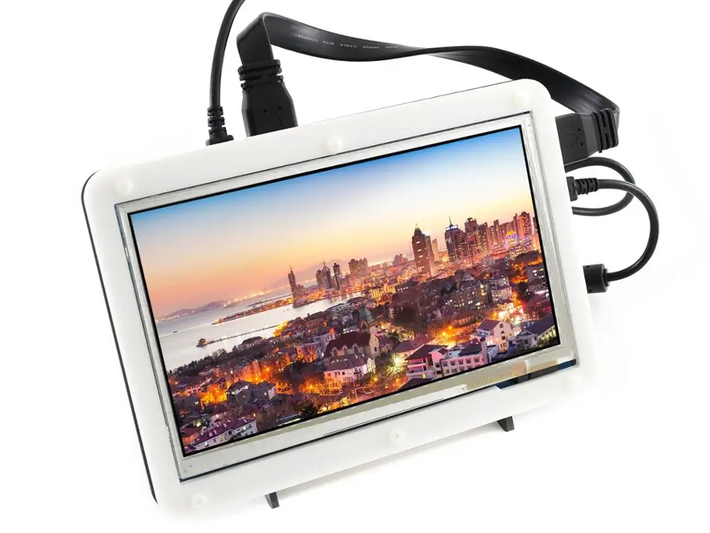 Waveshare 7 дюймовый HDMI LCD (B) с двухцветным чехлом 800*480 емкостный сенсорный экран для