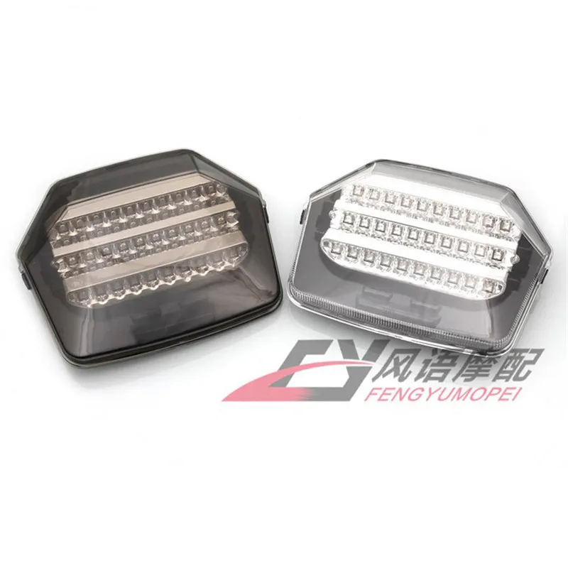 Настраиваемый светодиодный стоп светильник сигнал для мотоцикла задний фонарь