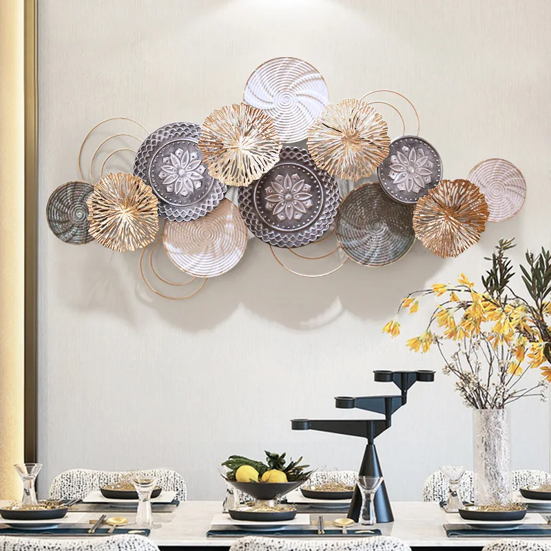 

Three-dimensional Wall Decoration Simple Metal Light Luxury Living Room Background Wall Decoration Wall Decoration