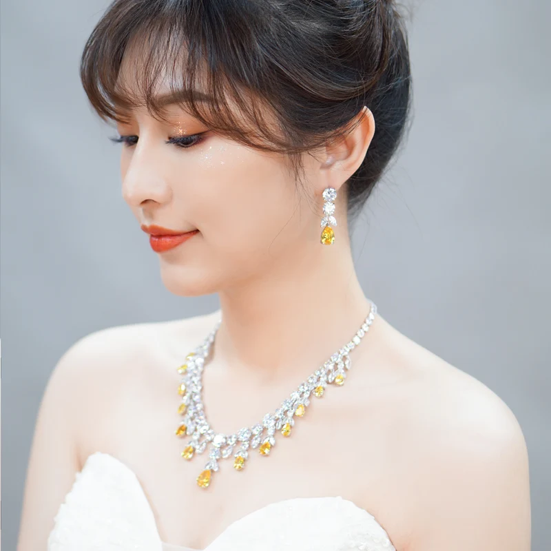 Cwwzircon Роскошная кисточка каплевидной Африканской Большой кубический цирконий