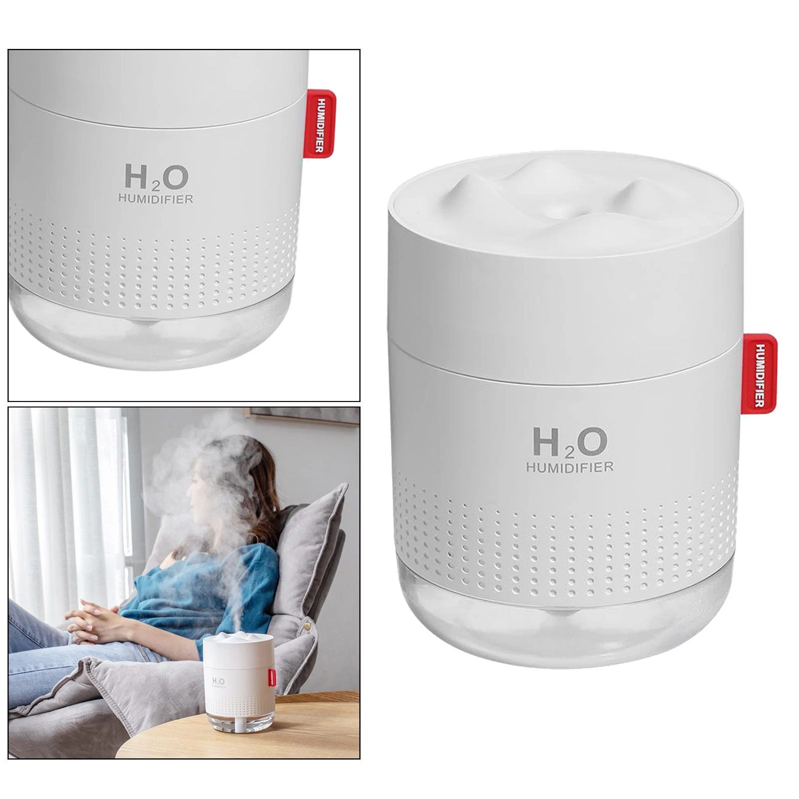 

450ML Mini Portable Ultrasonic Air Humidifer Aroma Essential Oil Diffuser USB Mist Maker Aromatherapy Humidifiers for Home Car