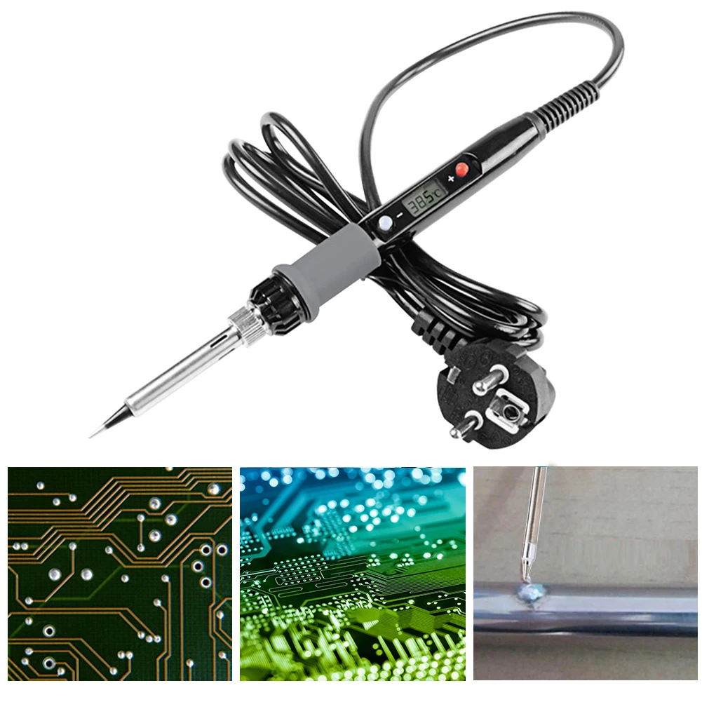 

80W Mini Handle Heat Pencil Welding Repair Tools 80W LCD Electric Solder Iron Rework Station Welding Tools Tin Soldering Iron