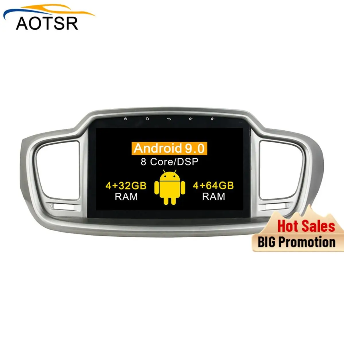 Автомобильный DVD плеер DSP 4 + 64 Android 9 0 GPS навигация мультимедиа для Kia SORENTO 2015 2016