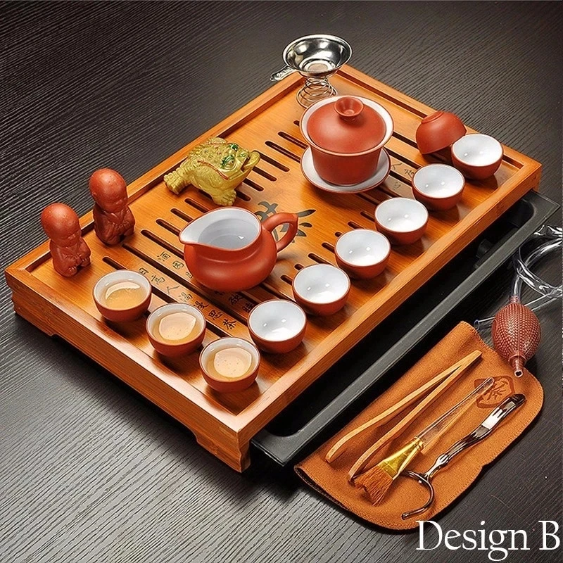

Цзиндэчжэнь, фиолетовая глина, быстрая посуда, чайная чашка, инфузор, китайская чайная церемония с Gaiwan,Chahai чайный столик